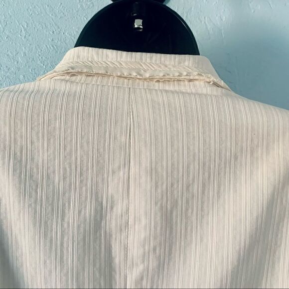 Banana Republic Cream Textured Blazer Size 6 - Picture 8 of 16